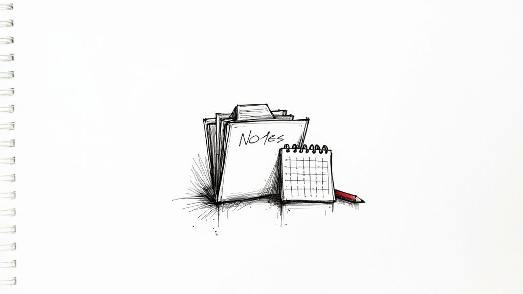 Man outlining a story structure on a whiteboard