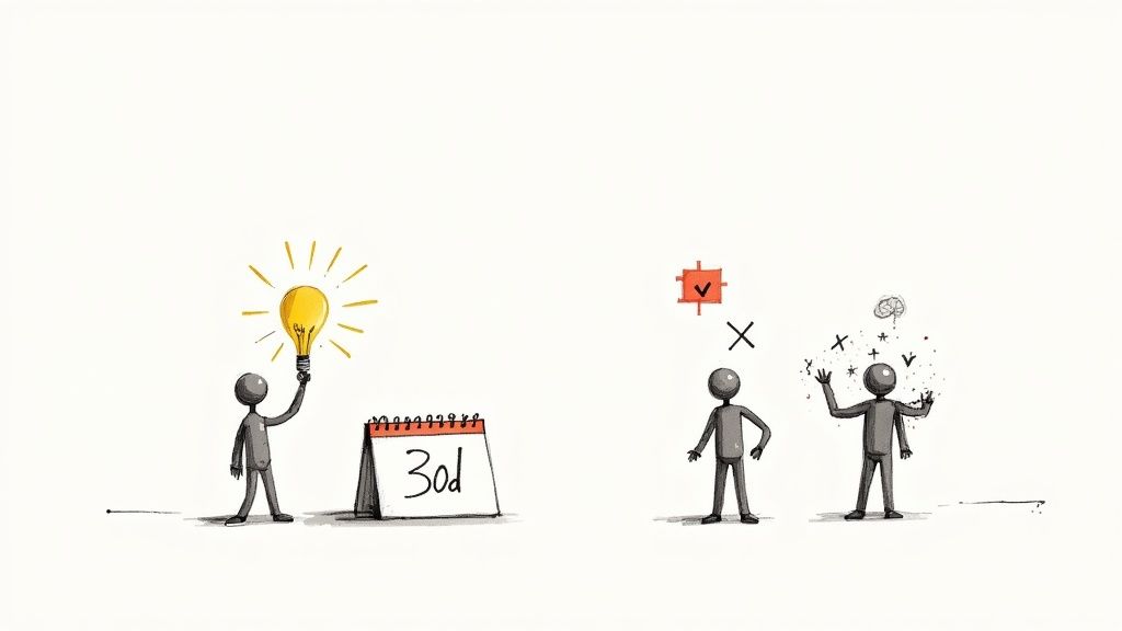 A group of employees engaged in a training session, highlighting collaborative learning.