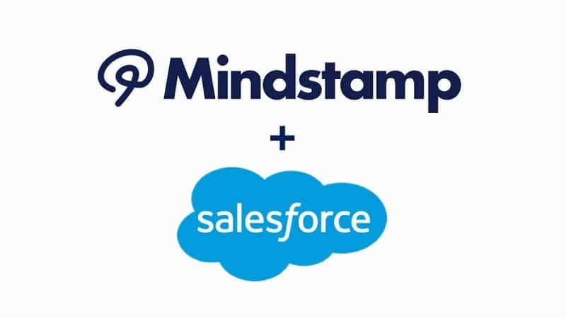 Mindstamp and salesforce logos