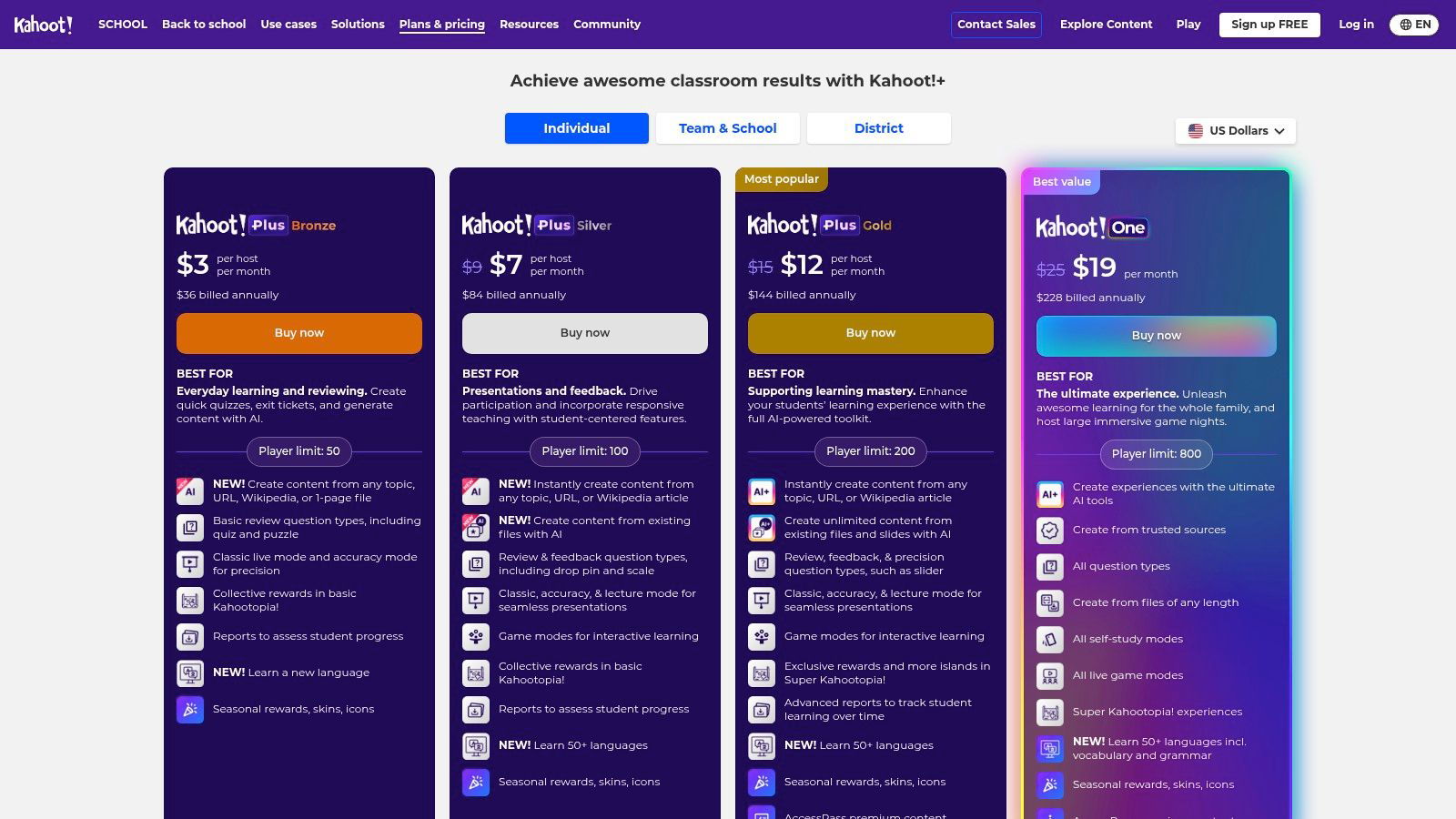 Kahoot! (for Schools)
