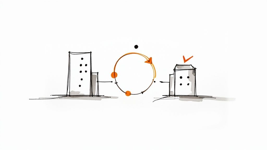 A team of professionals collaborating on a corporate training strategy