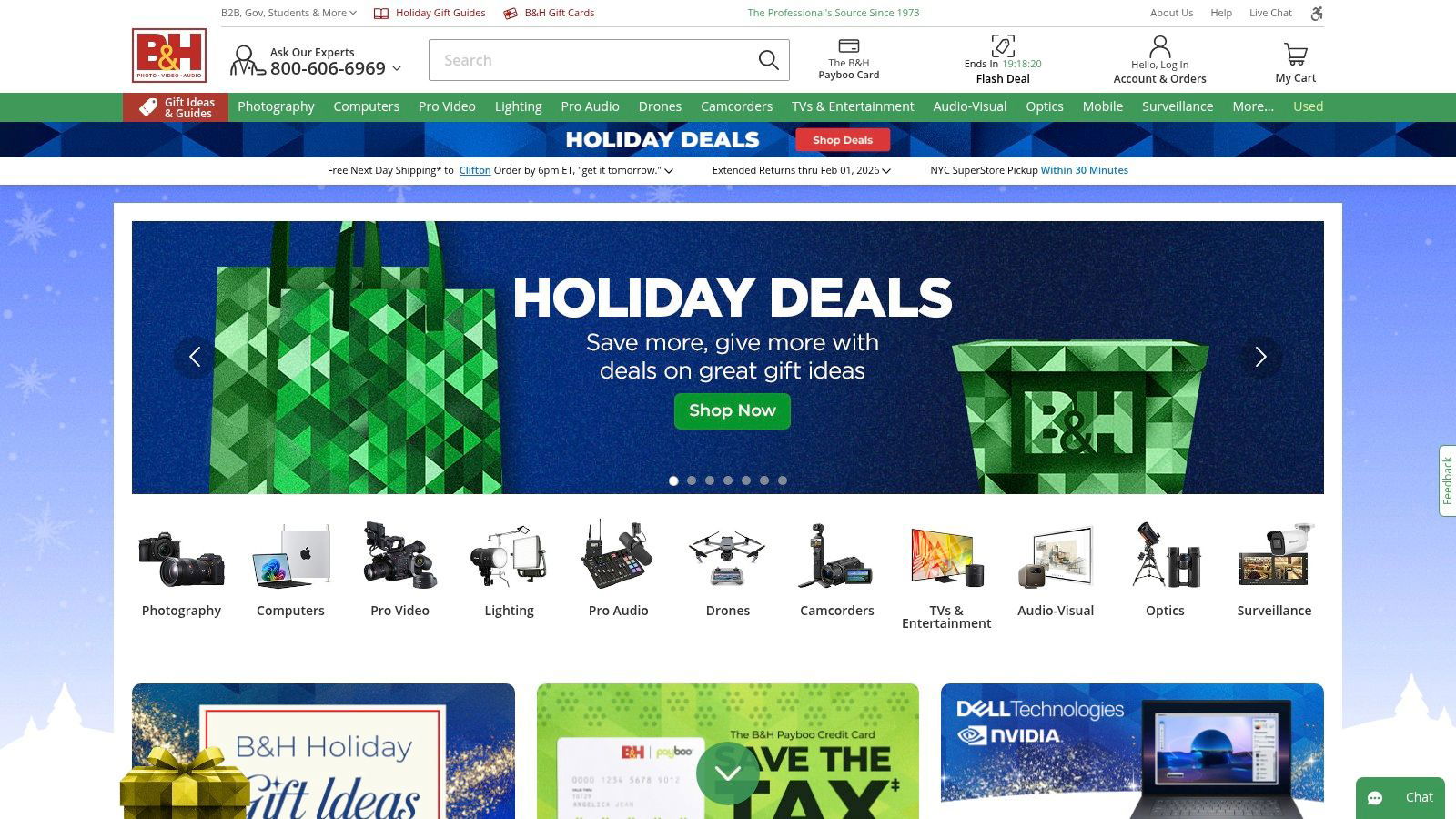 B&H Photo Video (Education & Classroom Tech)