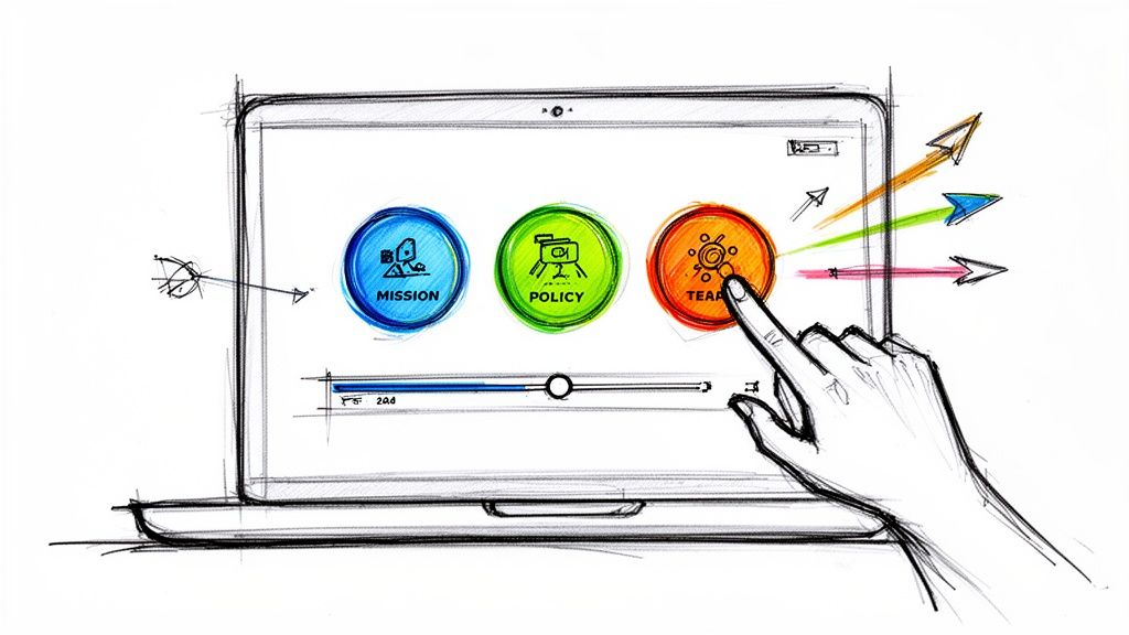 Create image buttons: Boost Engagement in Corporate Training Videos