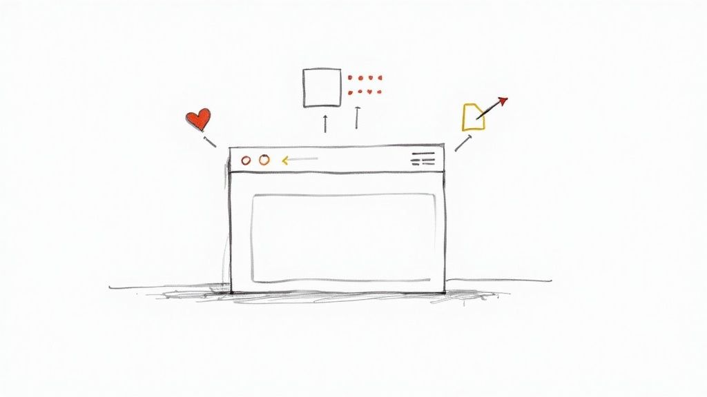 A person interacting with an analytics dashboard on a screen, representing the analysis of content engagement metrics